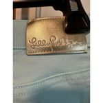 Lilly Pulitzer aqua cut off Jean short EUC size 12 summer beach Blue Photo 2