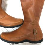 The North Face Camryn Waterproof Tall Leather Riding Boots Brown Size 6.5 Photo 4