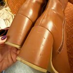 A New Day Brown Eve Faux Leather Knee High Wide Calf Heeled Boots 7.5 Photo 5