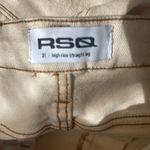 RSQ  High-waisted, distressed cream denim jeans with a relaxed fit size 31 Photo 6