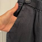 Quince ‎ Womens 100% European Linen Elastic Waist Pull On Pants Black Size Large Photo 5