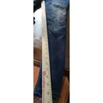 SheIn Jeans Large Adult Womens Blue Denim Boyfriend Distressed Mid Rise Casual Photo 6