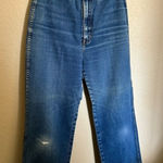 American Vintage Vintage Britannia Wide Leg Sailor Jeans Sz 4 Distressed High Rise Photo 0