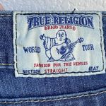 True Religion  Womens Jeans Blue Tag Size 27 Low‎ Rise Straight Denim Photo 9