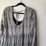 Sea Gypsies ‎ Dress Womens Medium Long Sleeve Boho Mini Ruffle Hem Tie Back Photo 4