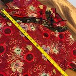 Sue’s Fashion Cheongsam Chinese Satin Short Sleeve Slim Maxi Dress. Size Medium Photo 10