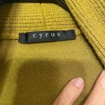 Cyrus  Cardigan Women’s Small NWT  Open Front knitted Dark Mustard Warm Soft Photo 8