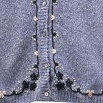 Ann Taylor  Merino Wool Cardigan Blue Large Photo 5