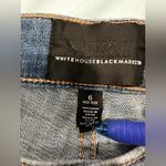 White House | Black Market NWOT WH BM Sz: 6 Mid-Rise Everyday Soft Denim Embroidered and gold beaded Hem Photo 8
