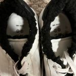 Schutz Kristin Platform Sneaker White Leather Lace Up Black Low Top- Size 9.5 Photo 7