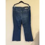 Spanx Blue High Rise Flared Pull On Sculpting Shaping Jeans Size 2X Photo 1