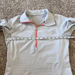 Lululemon  Race With Grace 1/2 Zip II Wee Stripe White Silver Spoon Photo 10