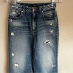 Lee Vintage Modern Daybreak Wide Leg Cropped Raw Hem Denim Jeans Photo 2