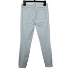 J Crew Super Skinny Jeans Womens Sz 26/28 White Stretch Denim Straight Mid Rise Photo 4