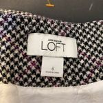 Loft wool blend shorts skirt side zipper academia preppy career ware Photo 3