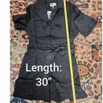 Revolve NWT Lita by Ciara Utility Belted Romper in Black Size XS.  B29 Photo 5