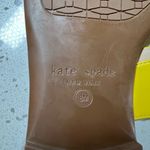 Kate Spade Cece Patent Logo Slip-On T-Strap Sandals Yellow Show NEW Women's Sz 8 Photo 9