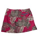Lady Hagen  Womens Golf Skort Skirt Pink Green Floral Paisley Sportswear Size 14 Photo 1