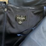 XScape Bow Off-the-Shoulder Scuba Knit Cocktail Dress, Navy Size 10 NEW w/o Tag Photo 4