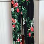 Vince Camuto Floral Black Pants Photo 5