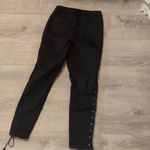 Missguided  black lace down the legs jeans size 8 Photo 4