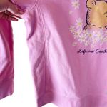 Life is Good  Women's Wildflower Winnie Simply True Fleece Crew Size Medium Pink Photo 3