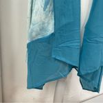 LOGO By Lori Goldstein Logo Lori Goldstein Blue Tie Dye Crochet Kimono Open Front Cardigan M Sweater Photo 7