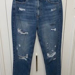 KanCan Women's High Rise‎ Distressed Straight Leg Jeans Size 3/25 Blue Photo 0