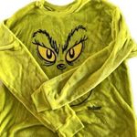 Dr. Seuss The Grinch Plush Sweatshirt Soft Long Sleeve Sz L Green Christmas Size L Photo 0