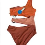 Cupshe NWT One Shoulder Cutout One Piece Swimsuit - Size S Photo 1