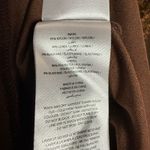 Significant Other Liliana Brown Bronze Metallic Long Sleeve Draped Column Gown 2 Photo 14