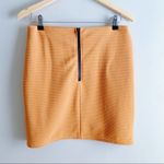 MINKPINK NWT  Orange Stretch Ribbed Fonda Mini Skirt, Size‎ Medium Photo 10