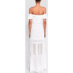 True Decadence White Broderie Bardot Eylet Boho Maxi Dress Size 12 NWT Photo 11