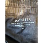 Athleta Printed Black Camo Mesh Racer 4" Run Short Women's Size XS Mid Rise Photo 3