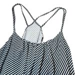 Loft Sundress Womens Small Black White Striped Spaghetti Straps Smocked Waist Photo 5