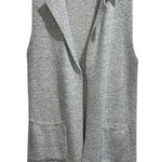 Monteau  Los Angeles Medium Sleeveless Open Duster Cardigan Photo 0