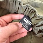 LCKR Women’s Mayday Utility Cargo Pants Nylon Pull On High Rise in Green Army S Photo 9