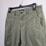 Banana Republic Olive Green Casual Pants Capri Cropped Rolled Neutral Solid Photo 1