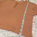 Lush Clothing Lush Cropped Ribbed Sweater in Cafe Crème XS Photo 4