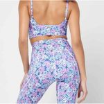 l*space NWT L* Leggings XLarge Active Floral Turner oopsie Daisy Blue purple Womens Photo 5