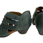 Cobb Hill Women’s 6 by Rockport Comfort Blue Leather Strappy Low Heel Photo 2