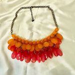 Orange and pink statement necklace Photo 1