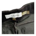 Calvin Klein NEW  BLACK ANKLE JEANS Women's 4 Stretch 27x27 Denim 4 Pocket NWOT Photo 3
