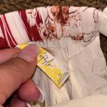 Free People Cream Floral Print Caught In The Moment Open Back Maxi Dress size 0 Photo 6