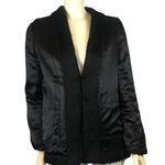 Boutique REVERSIBLE BLACK HOBO FAUX FUR COAT size medium Photo 9