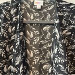 LuLaRoe ⭐️ Black feather print Monroe sheer kimono cardigan with fringe small Photo 2