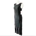J.Jill Whisper Crepe Black Maxi Dress Size 8 NWT $129.00 Photo 4