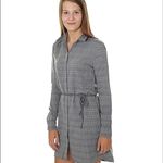 Roxy NWT Crazy Whisper Long Sleeve Shirt Dress S Photo 9