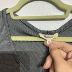 Madewell Blue Stripe Puff Sleeve Scoop Neck T-Shirt Sz M Photo 4