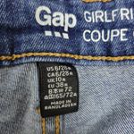 Gap  Womens Jeans Size 6 Blue Distressed Coupe Girlfriend Y2K Knee Ripped Skinny Photo 54